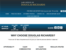 Tablet Screenshot of dnrichardslaw.com